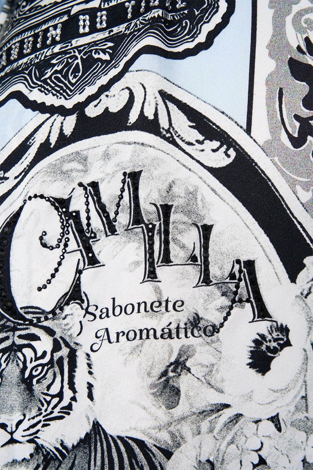 The CAMILLA Split Cuff Soft Coat in our Perfumed In Porto print.