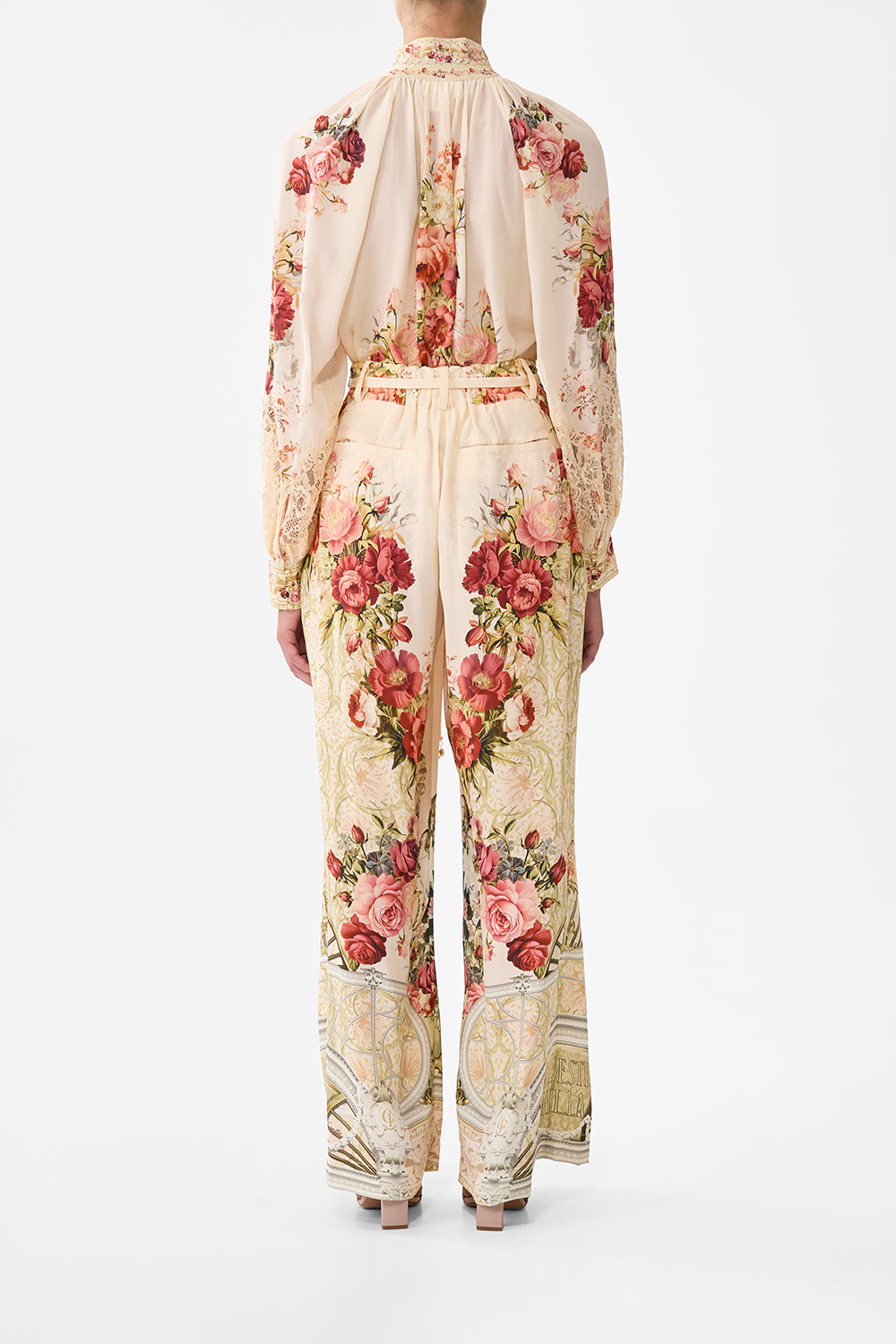 The CAMILLA Raglan Button Up Shirt in our Meet Me At The Majestic print.