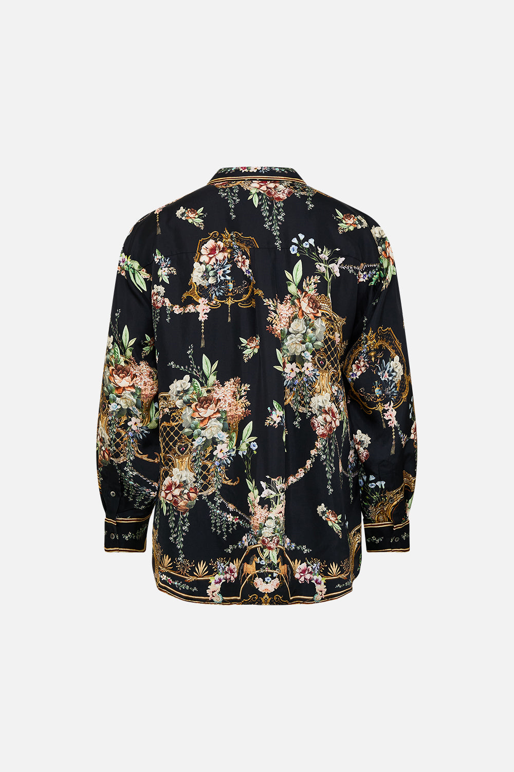 The CAMILLA Long Sleeve Oversized Shirt in our Noble Endeavours print.