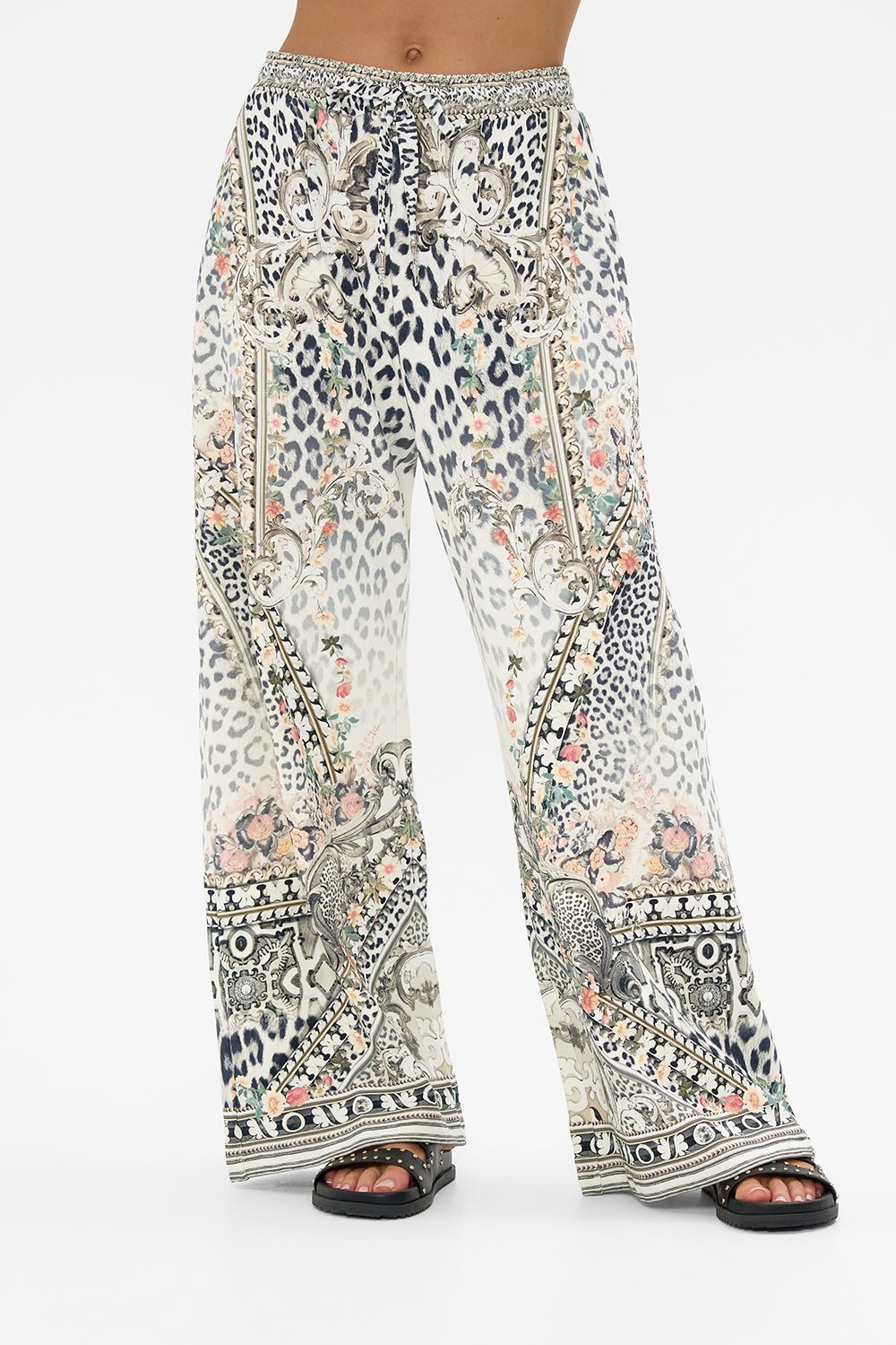 The CAMILLA Straight Leg Track Pant in our Marble Heaven print.