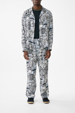 The CAMILLA Lounge Pant With Elastic Waist in our Flower Showers print.