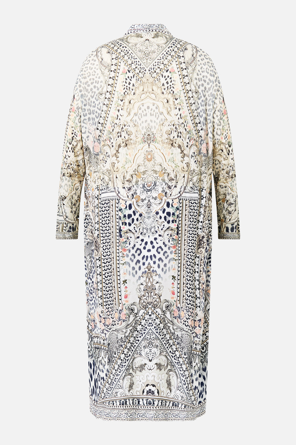 LONG CASUAL JACKET WITH POCKETS MARBLE HEAVEN
