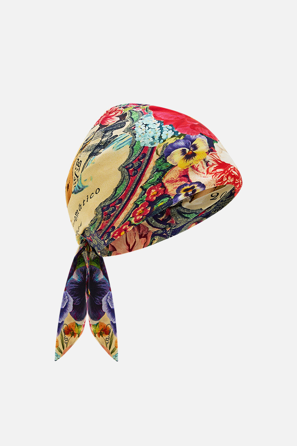 The CAMILLA Headscarf in our Bathing Bombshell print.