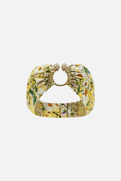 The CAMILLA Ring Headband in our Daisy Chains print.
