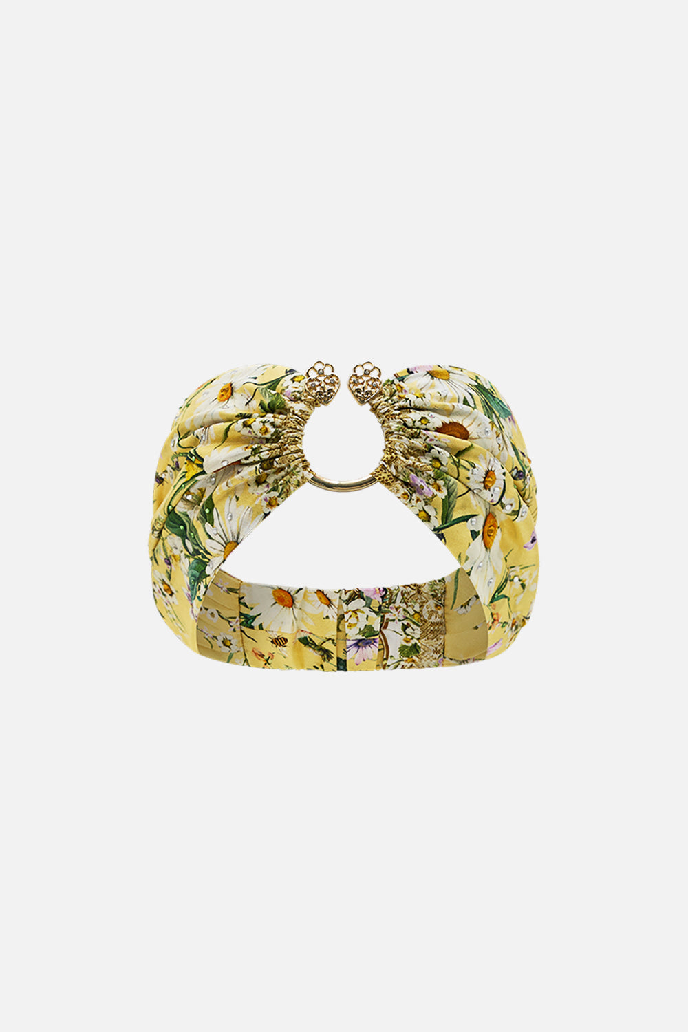 The CAMILLA Ring Headband in our Daisy Chains print.