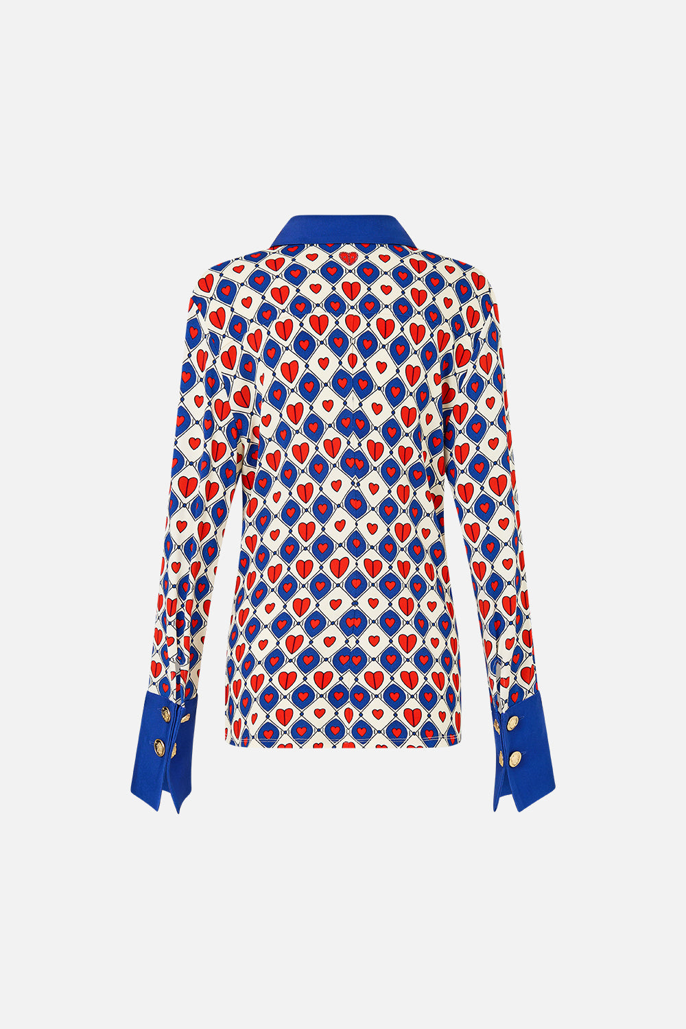 The CAMILLA Fitted Jersey Shirt in our Rinse & Roar print.