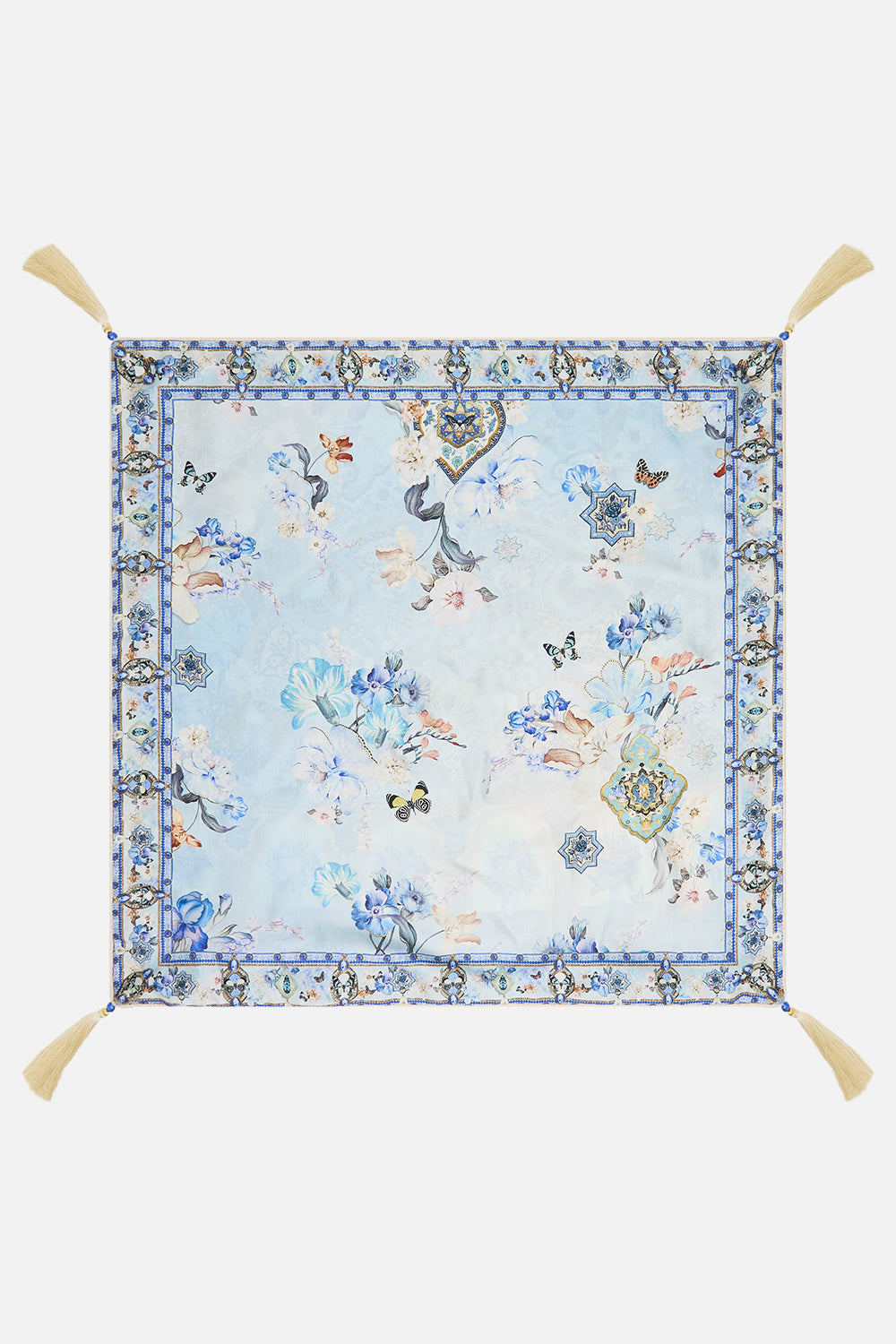 CAMILLA Large Square Cushion in Al Manial Palace Memoirs print