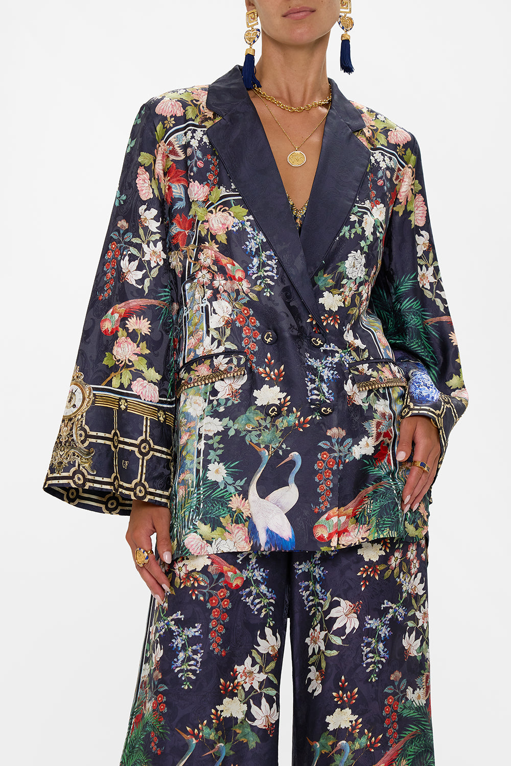 FLARED SLEEVE DOUBLE BREASTED JACKET PALACIO POETRY