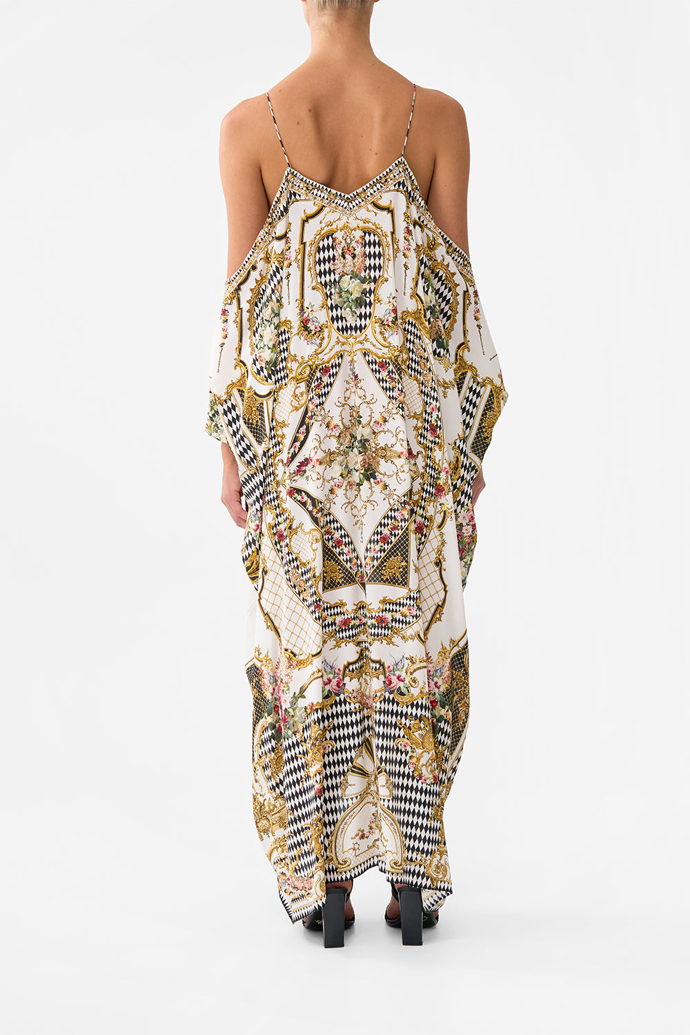 SHOESTRING STRAP KAFTAN ROCOCO GLOW