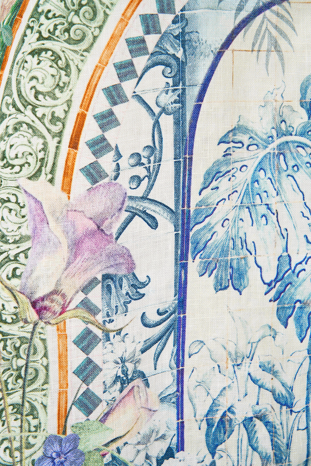 MAXI CIRCLE SKIRT JARDIM PARTY