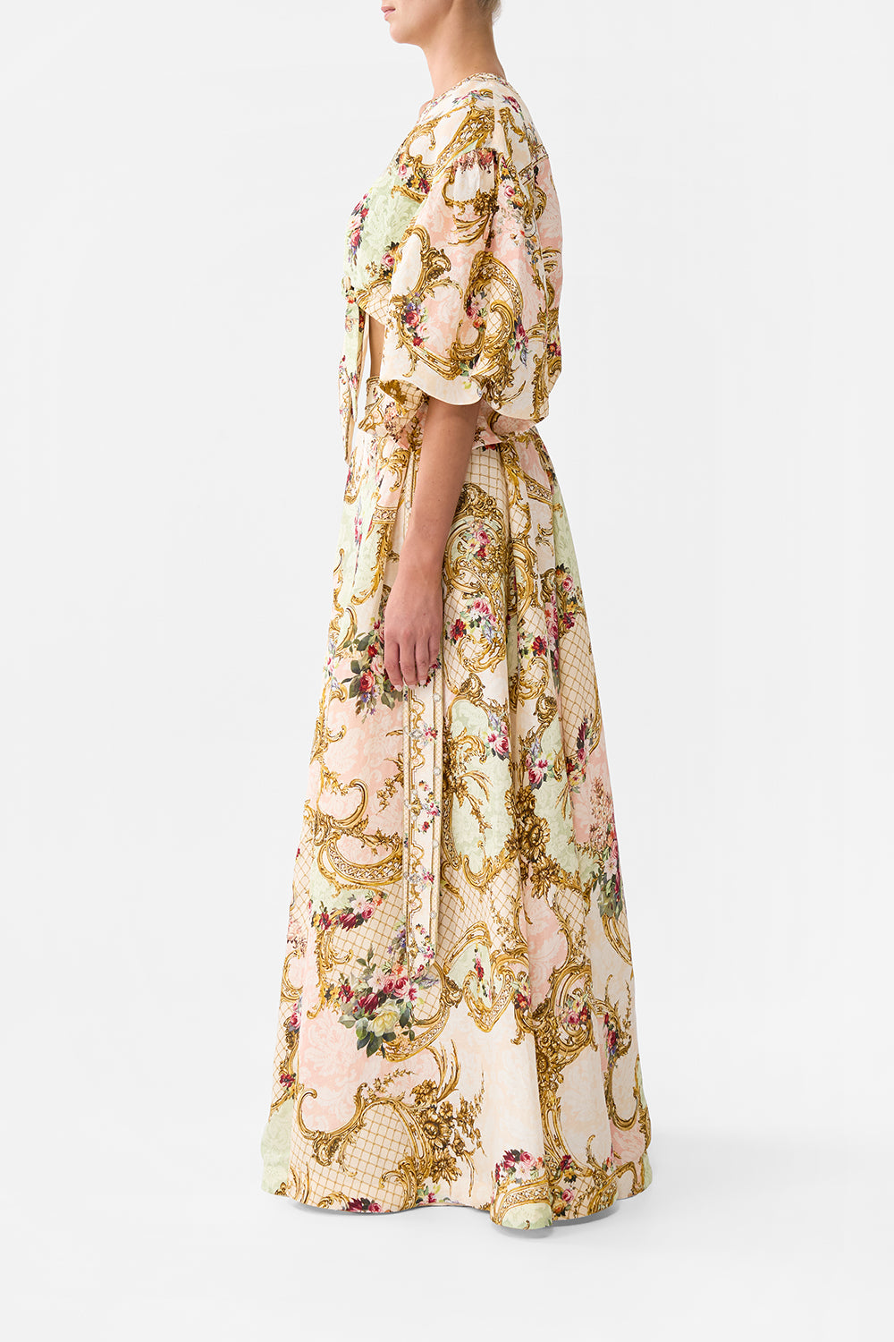 MAXI WRAP SKIRT THE QUEENS QUARTERS