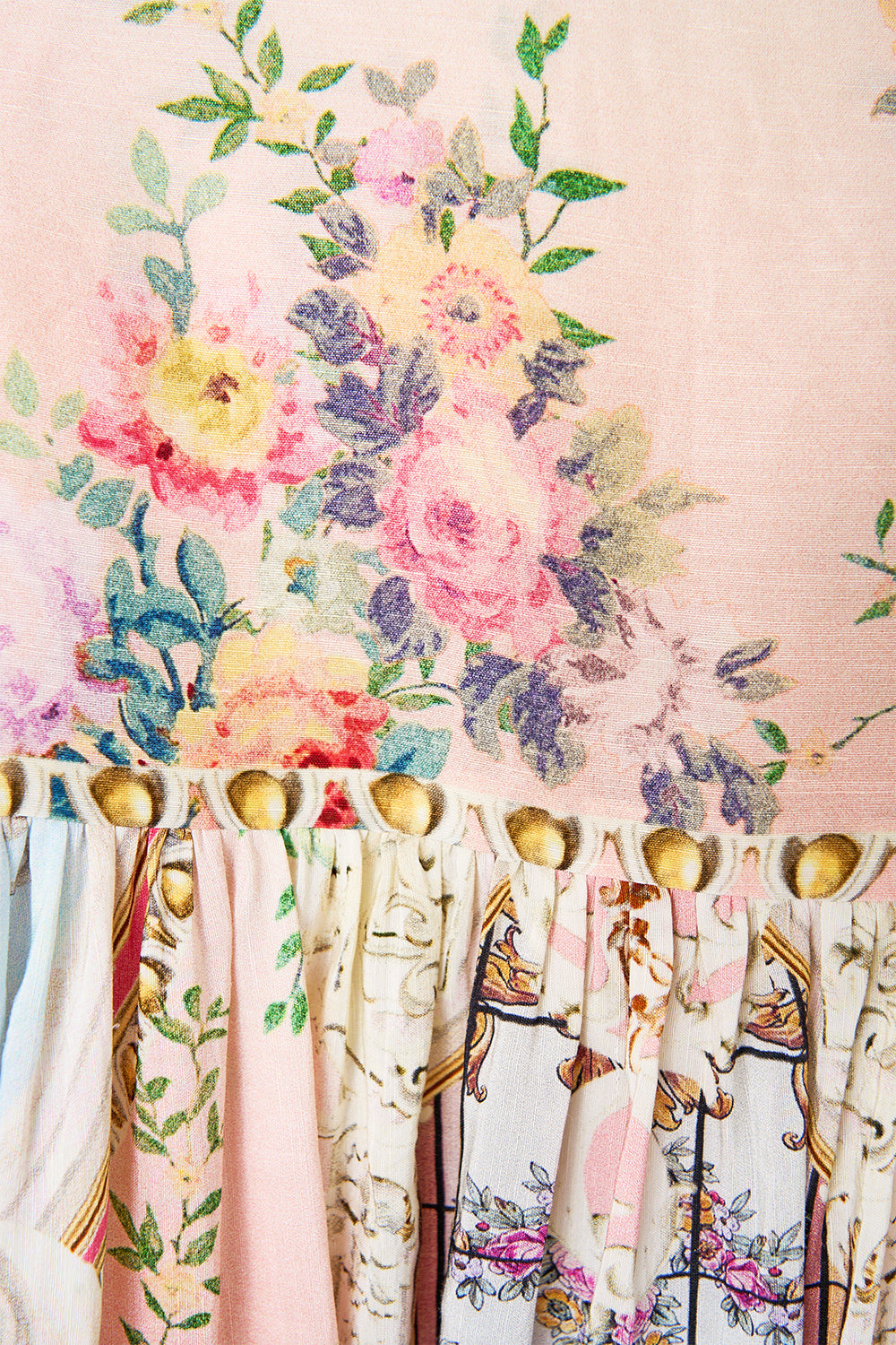 FITTED WAIST GATHERED SKIRT LISBON LULLABY