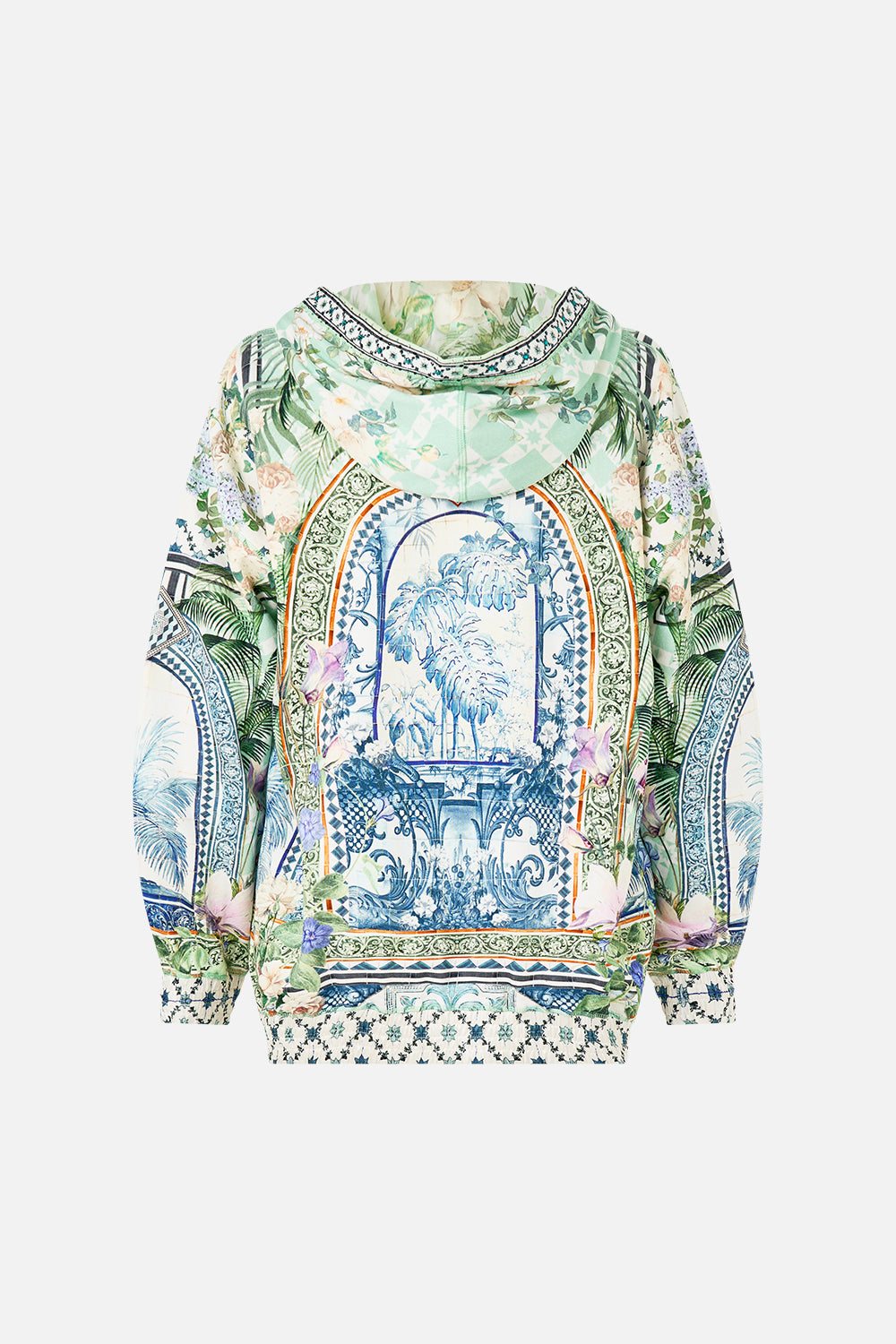 SILK BAND OVERSIZED HOODIE WITH POCKETS JARDIM PARTY