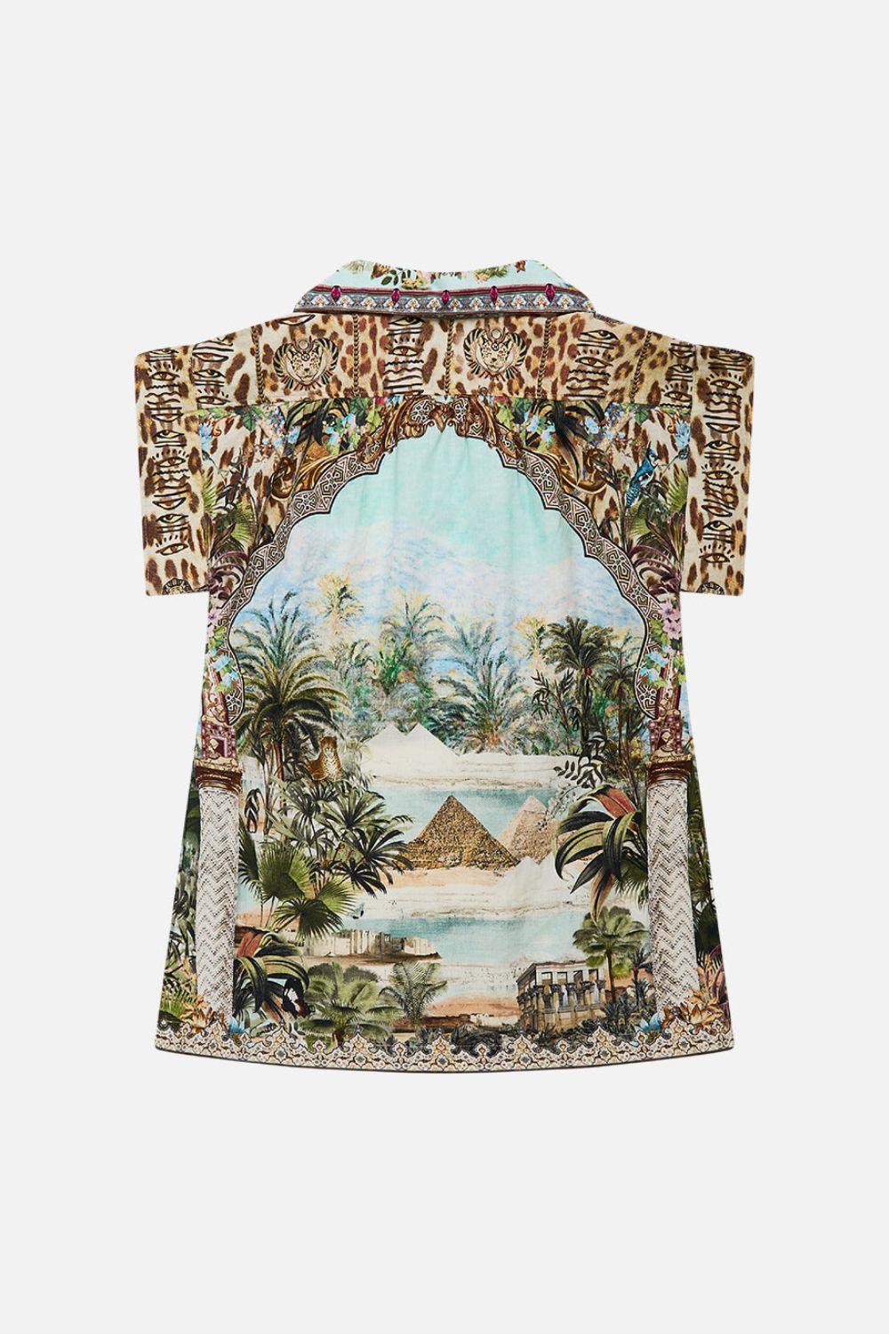 Milla By CAMILLA Kids Mini Shirt Dress in Views of the Valley Print