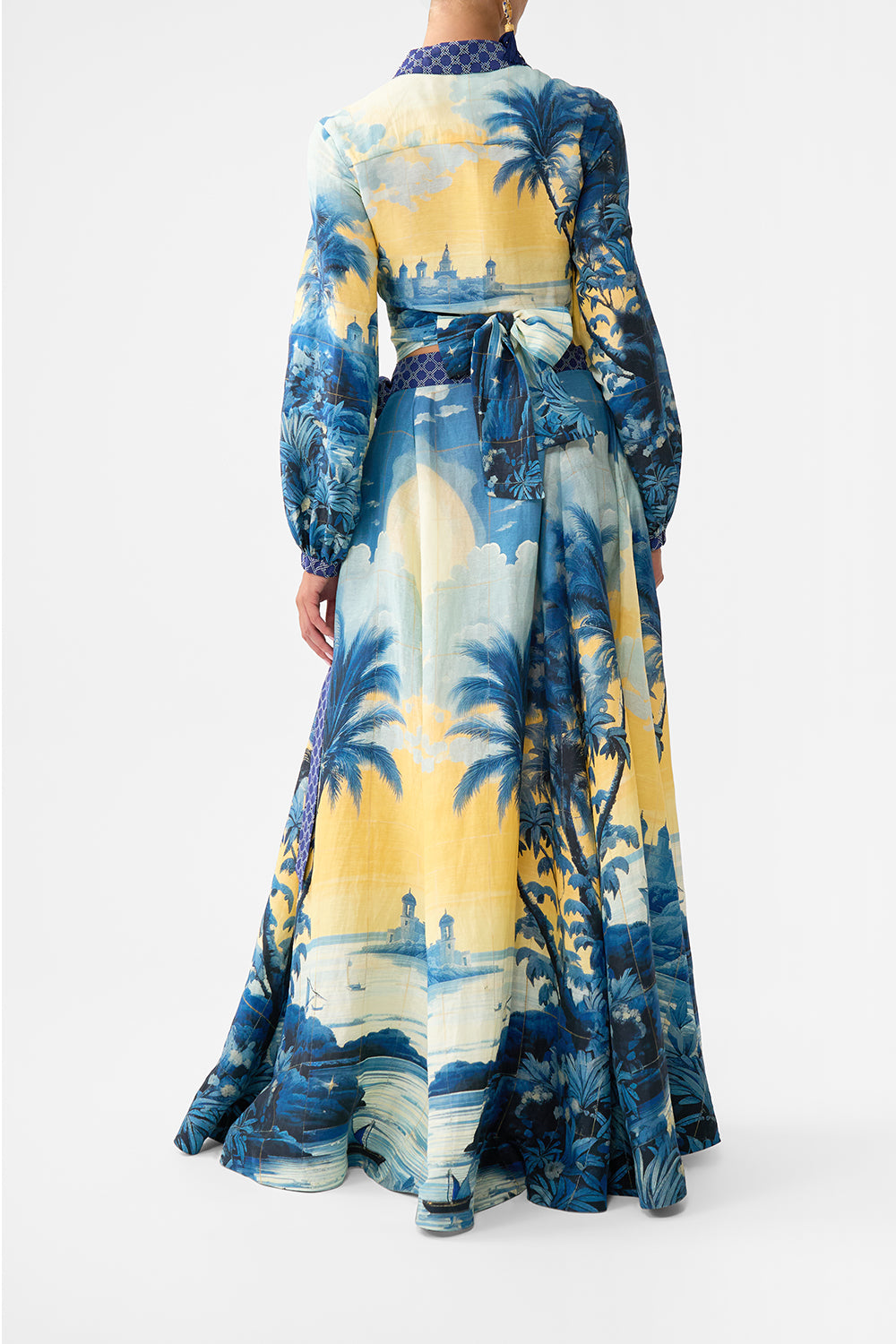 CROPPED WRAP SHIRT SONG OF SAINT ANTHONY