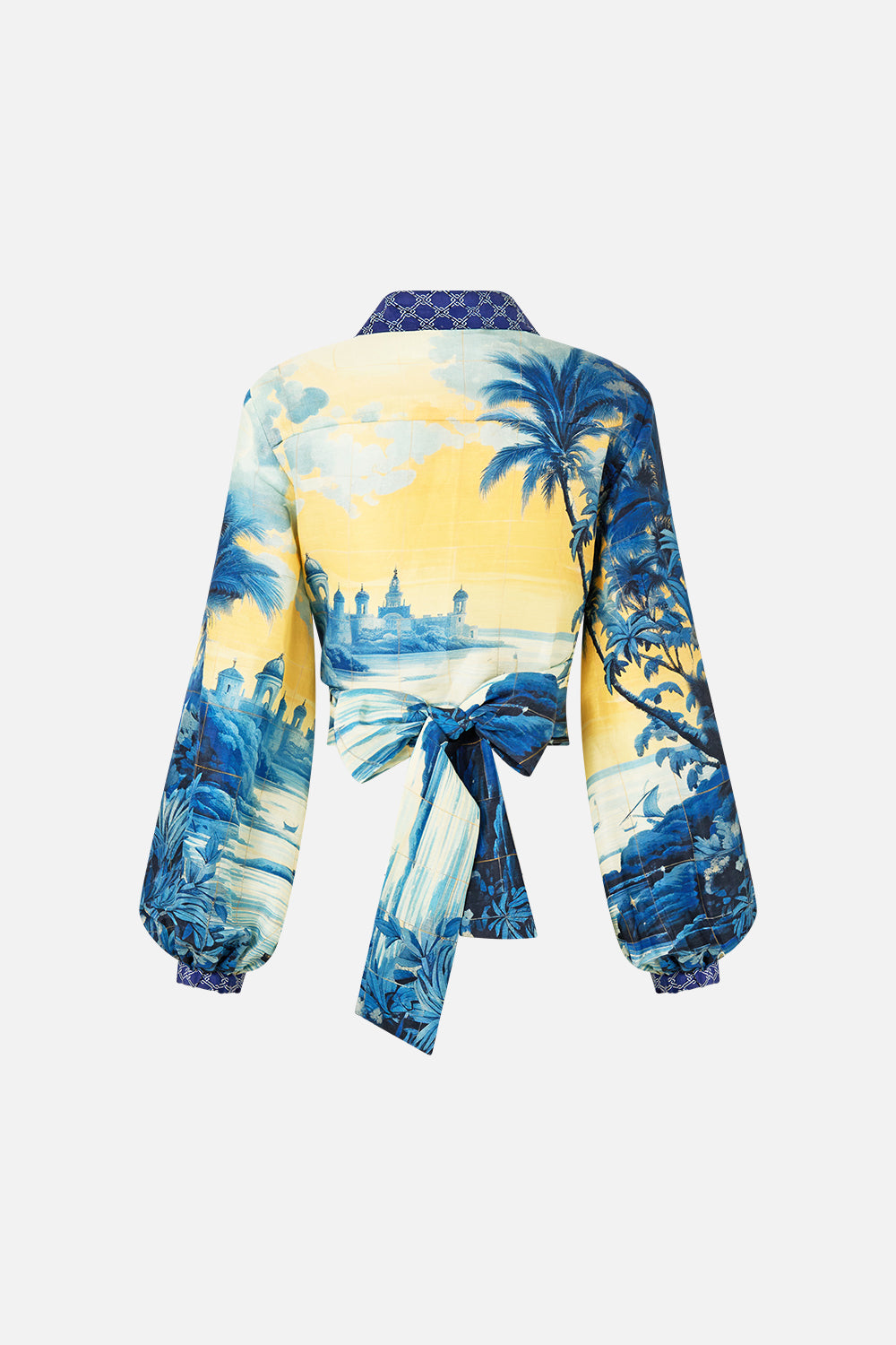 CROPPED WRAP SHIRT SONG OF SAINT ANTHONY