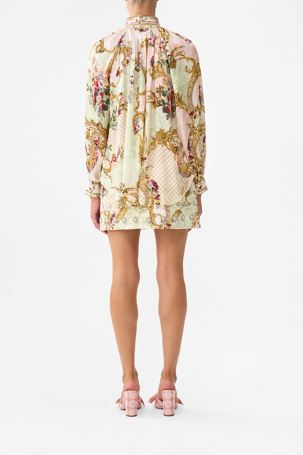 RAGLAN BUTTON UP SHIRT THE QUEENS QUARTERS