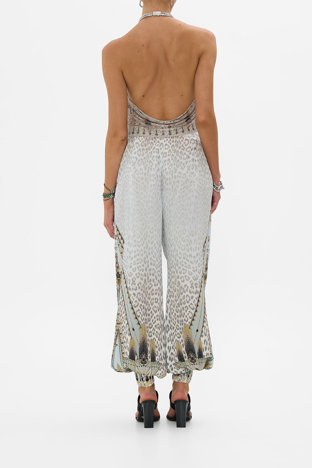 GILDED MESH TOP WITH NECKPIECE SAHARA STARLET