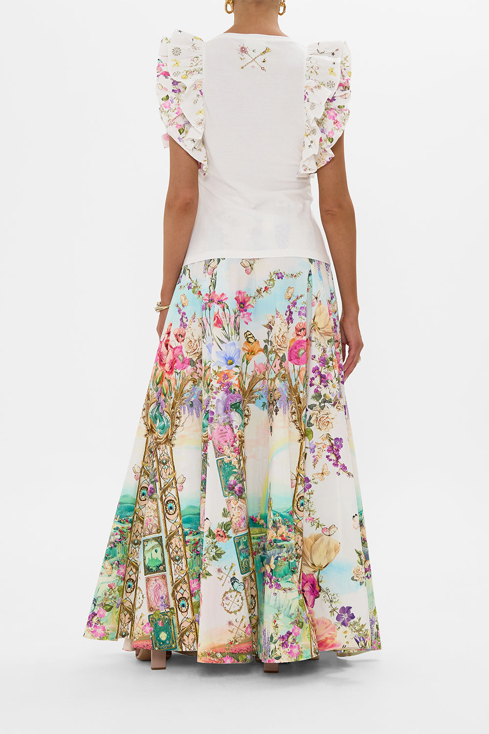 DOUBLE FRILL SLEEVE TEE MUNCHKINLAND