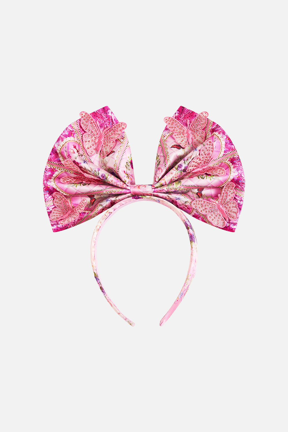 Milla By CAMILLA Bow & Butterfly Headband in Totally Ozmopolitan Print.