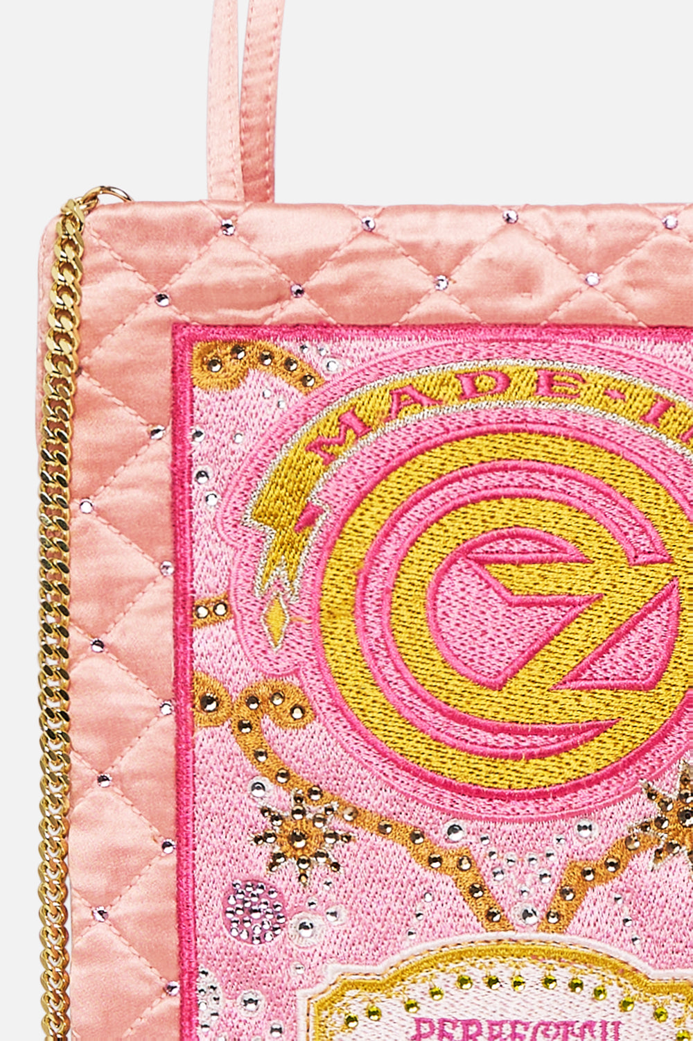 CAMILLA Embellished Mini Tote in Totally Ozmopolitan Print.