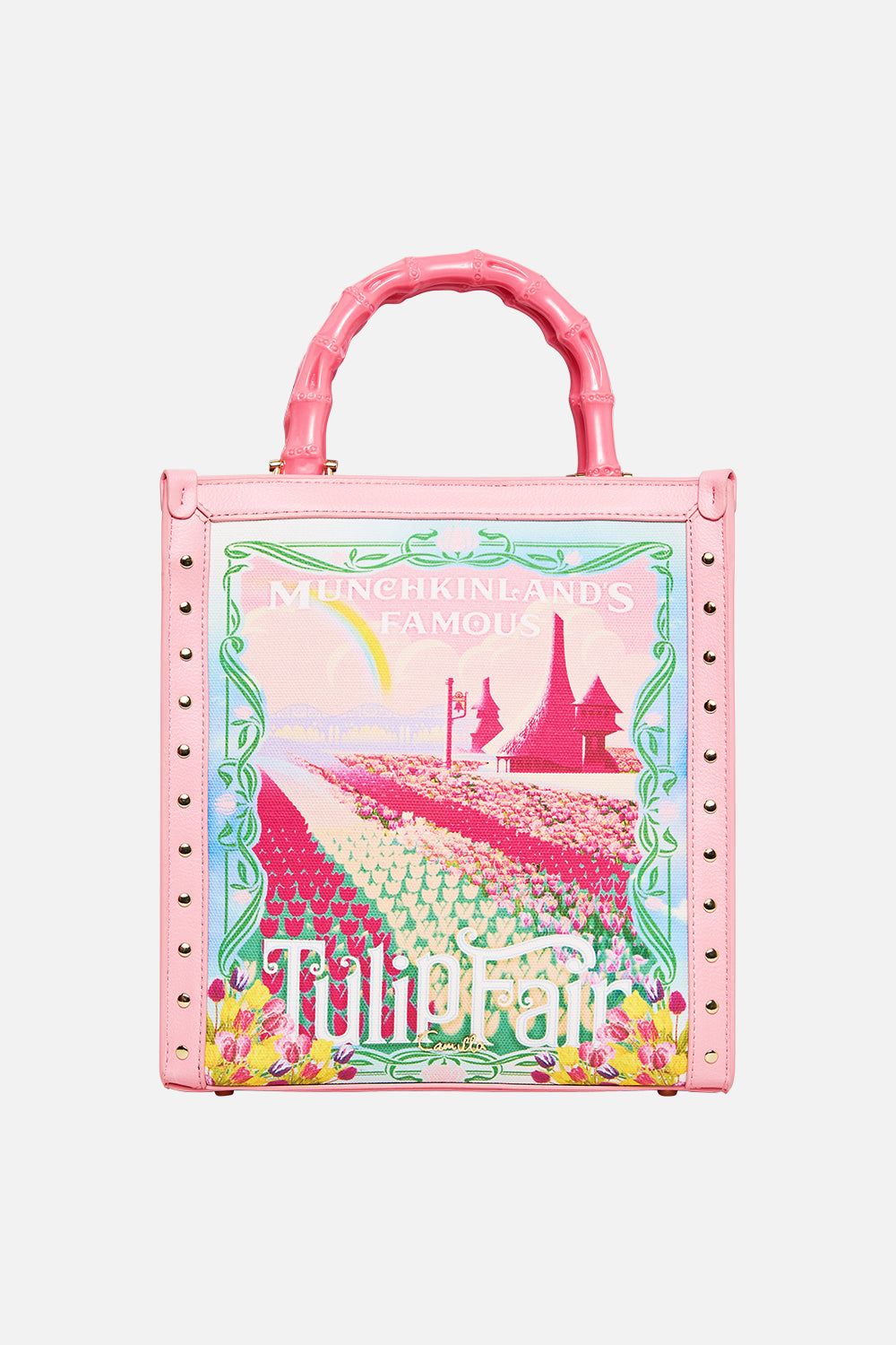 CAMILLA North South Tote in Munchkinland print