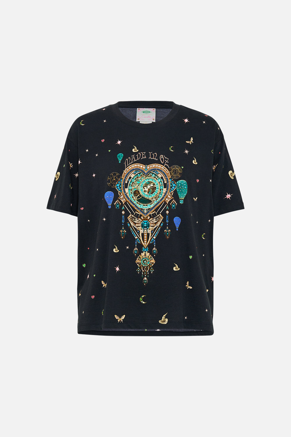 CAMILLA Green/Black Classic Tee Defy Gravity