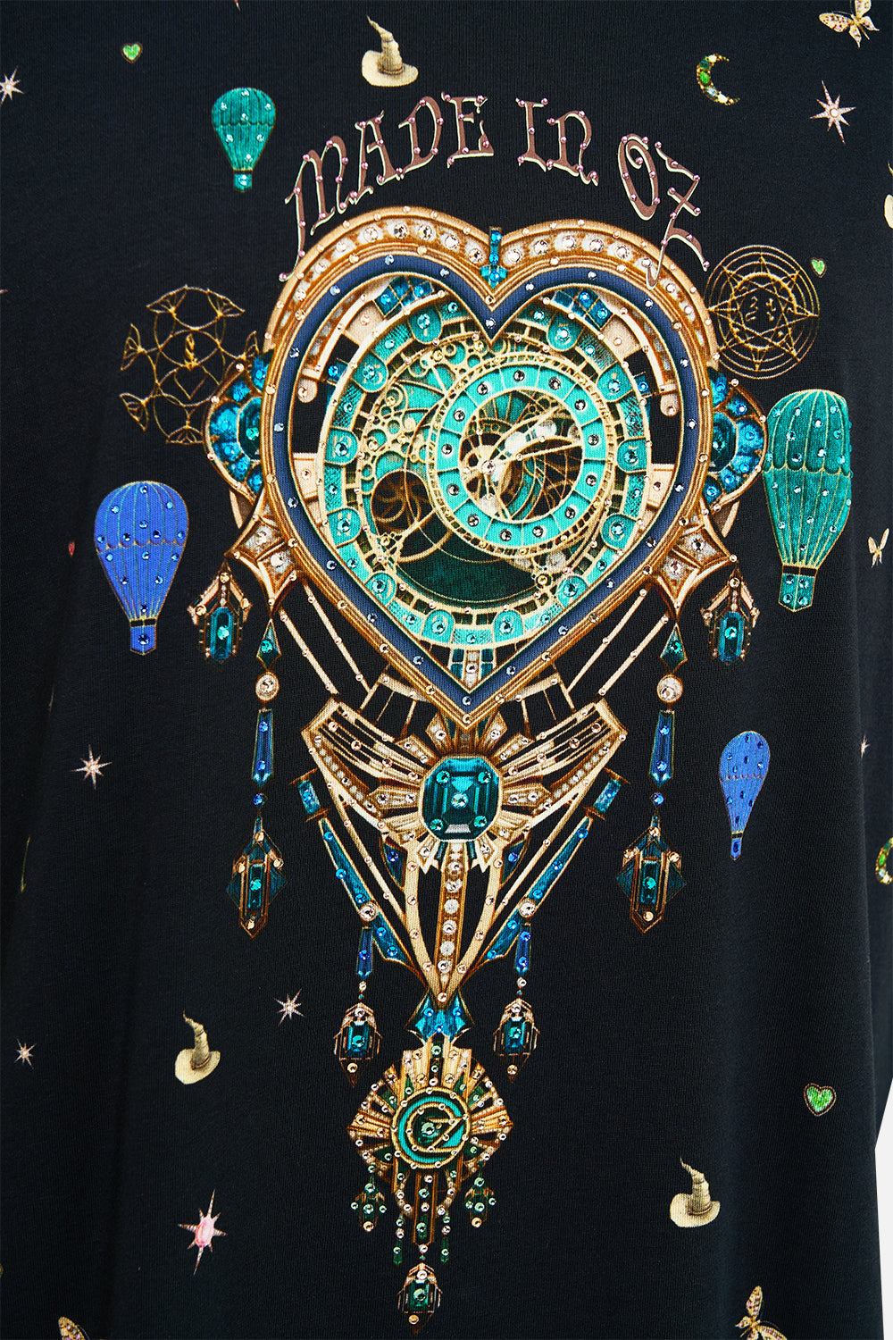 CAMILLA Green/Black Classic Tee Defy Gravity