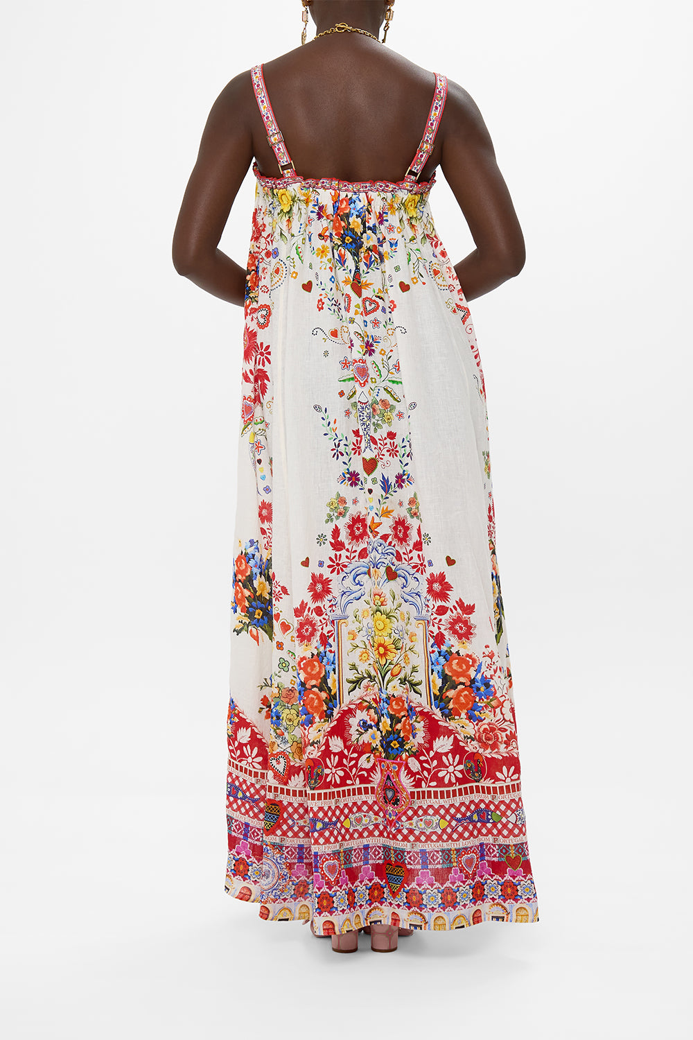 WIDE STRAP SUNDRESS FAITH, LUCK & JUSTICE