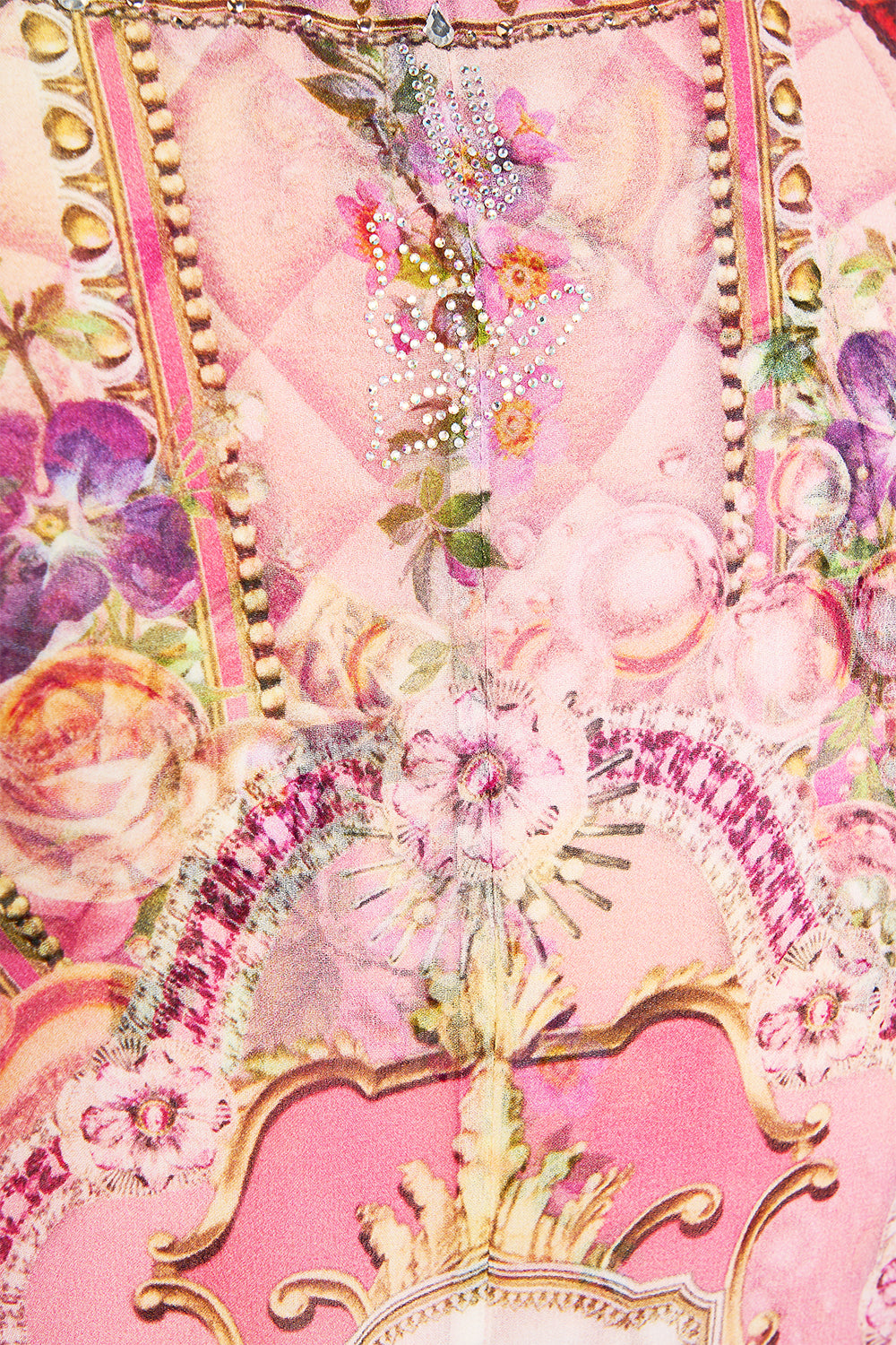 CAMILLA Long Kaftan With Waist Detail Totally Ozmopolitan