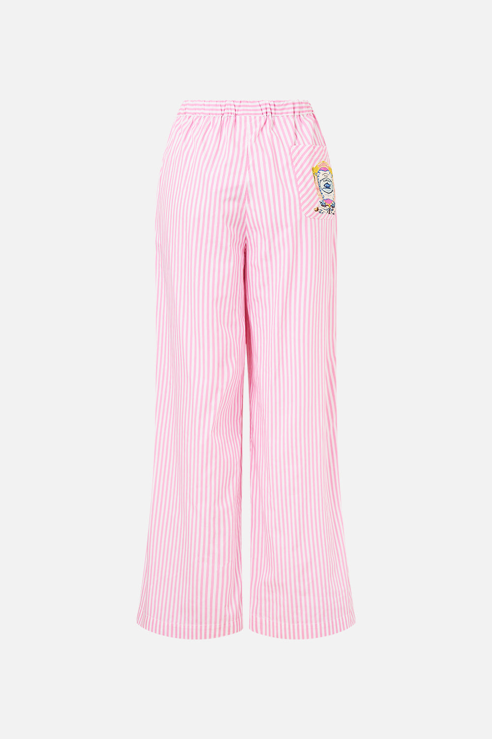 BUTTON FRONT LOUNGE PANT SALTY SPLENDOUR