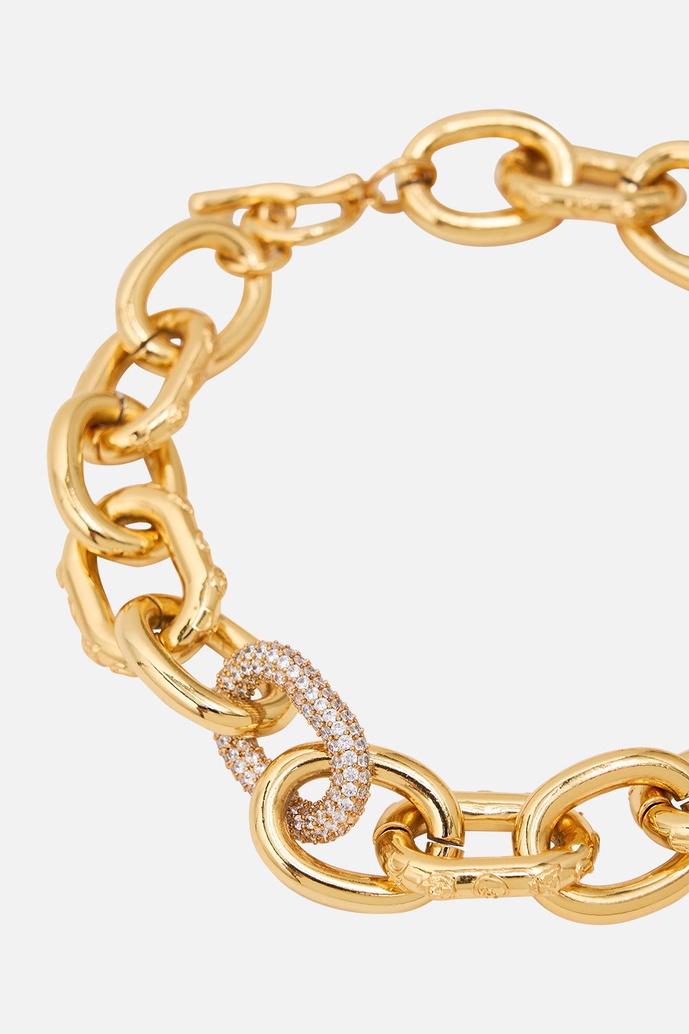 The CAMILLA COSMIC CARTOUCHE NECKLACE GOLD