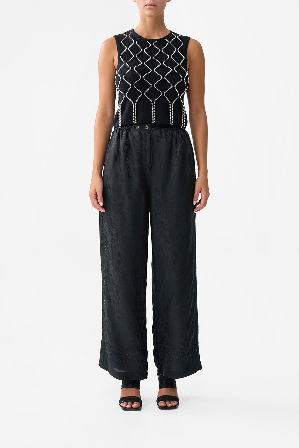 SLEEVELESS KNIT TANK TOP MONARCHY MANIA