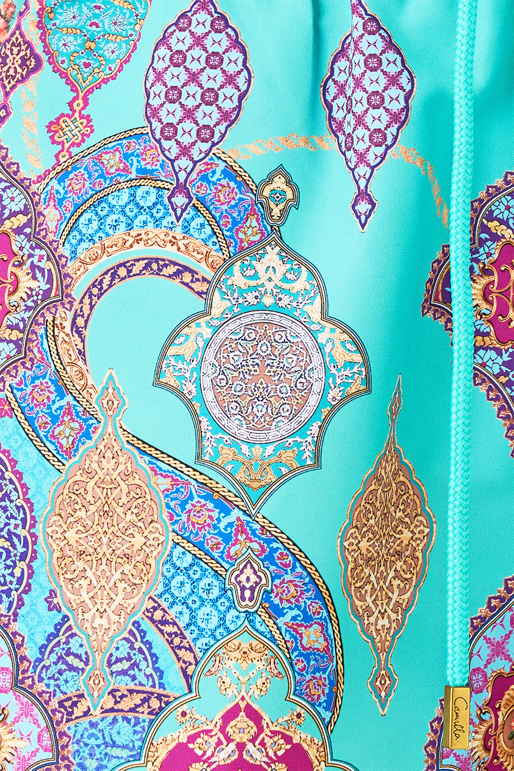 The CAMILLA MID LENGTH BOARDSHORT WITH ELASTIC WAIST THE CONCUBINES CORRIDOR