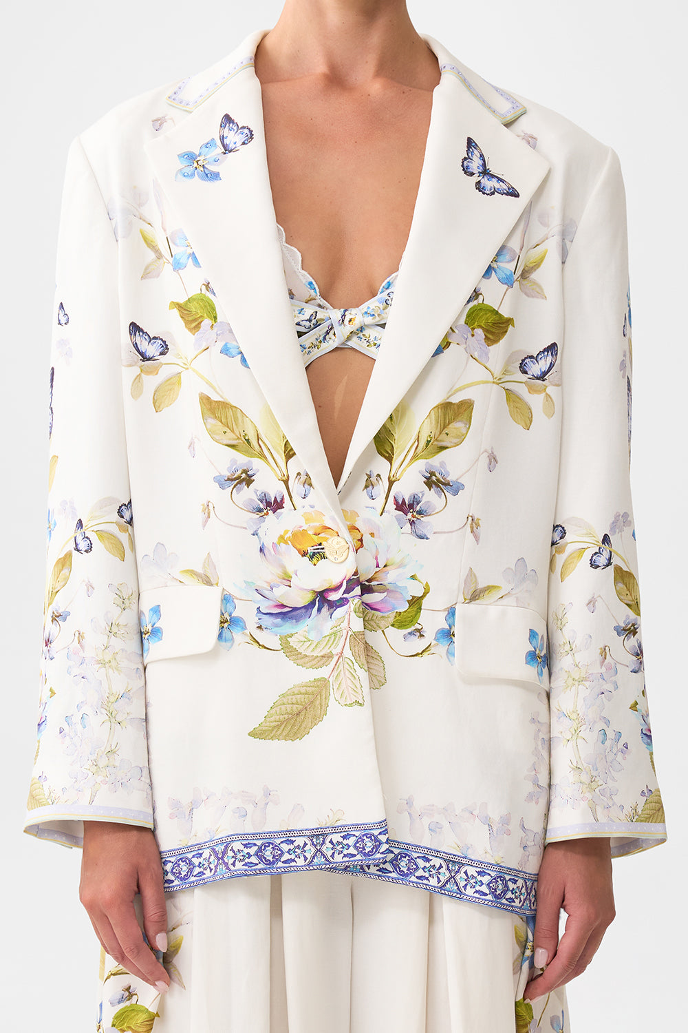 The CAMILLA BOYFRIEND JACKET BOTANICAL BALLADS