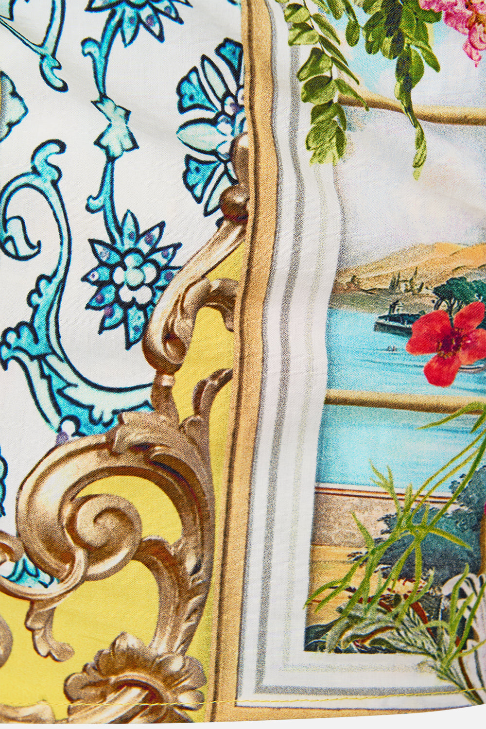 The CAMILLA CROPPED WRAP SHIRT TALES OF TOPKAPI PALACE