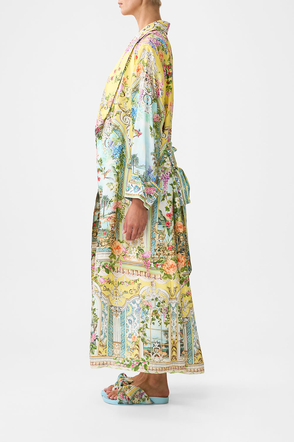 The CAMILLA LONG ROBE WITH TIE TALES OF TOPKAPI PALACE
