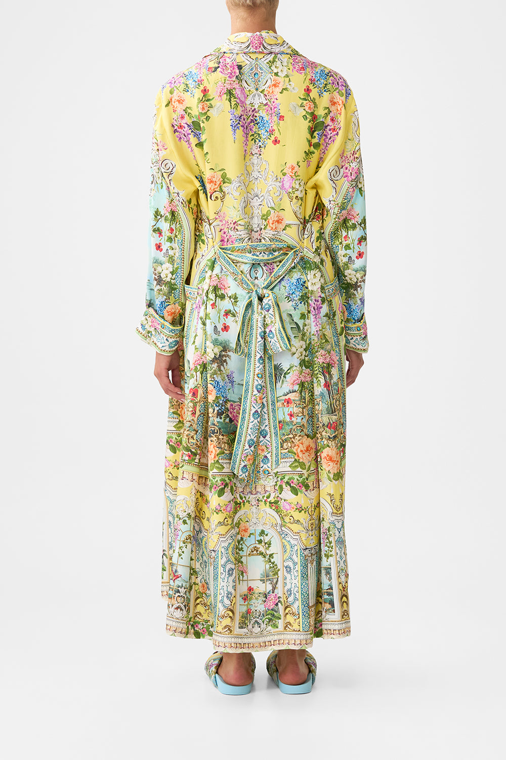 The CAMILLA LONG ROBE WITH TIE TALES OF TOPKAPI PALACE