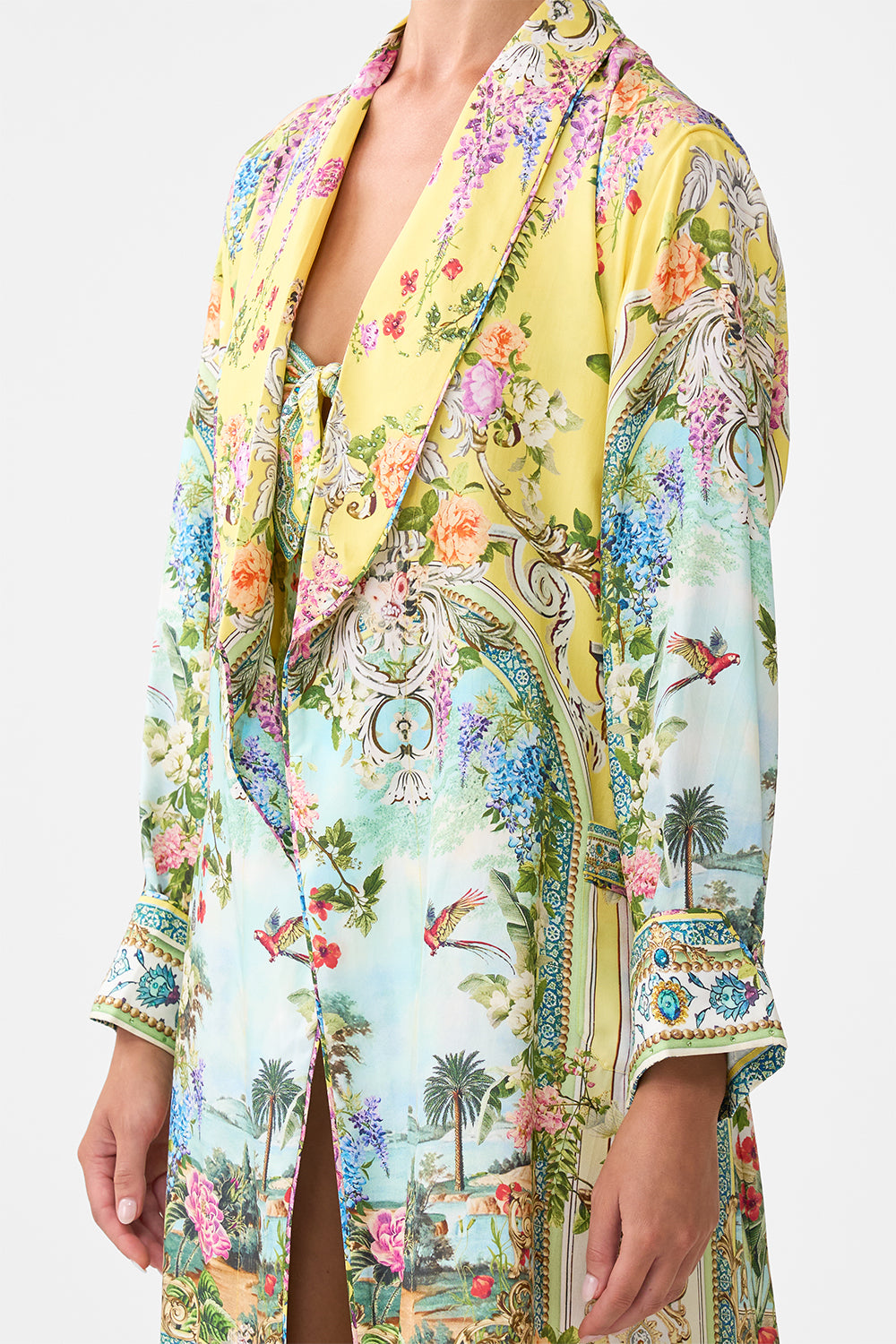 The CAMILLA LONG ROBE WITH TIE TALES OF TOPKAPI PALACE