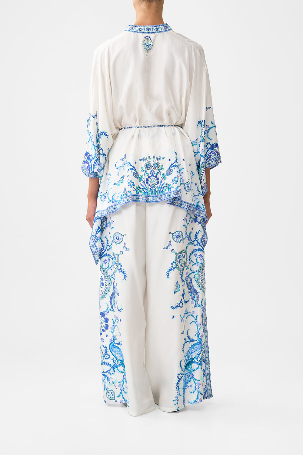 BUTTON THROUGH SCARF BLOUSE ISNIK LULLABY