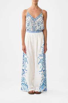 TUCK FRONT PANT ISNIK LULLABY