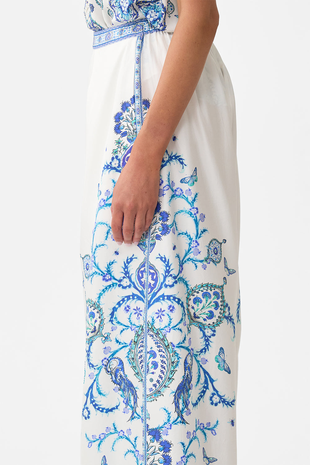 The CAMILLA TUCK FRONT PANT ISNIK LULLABY