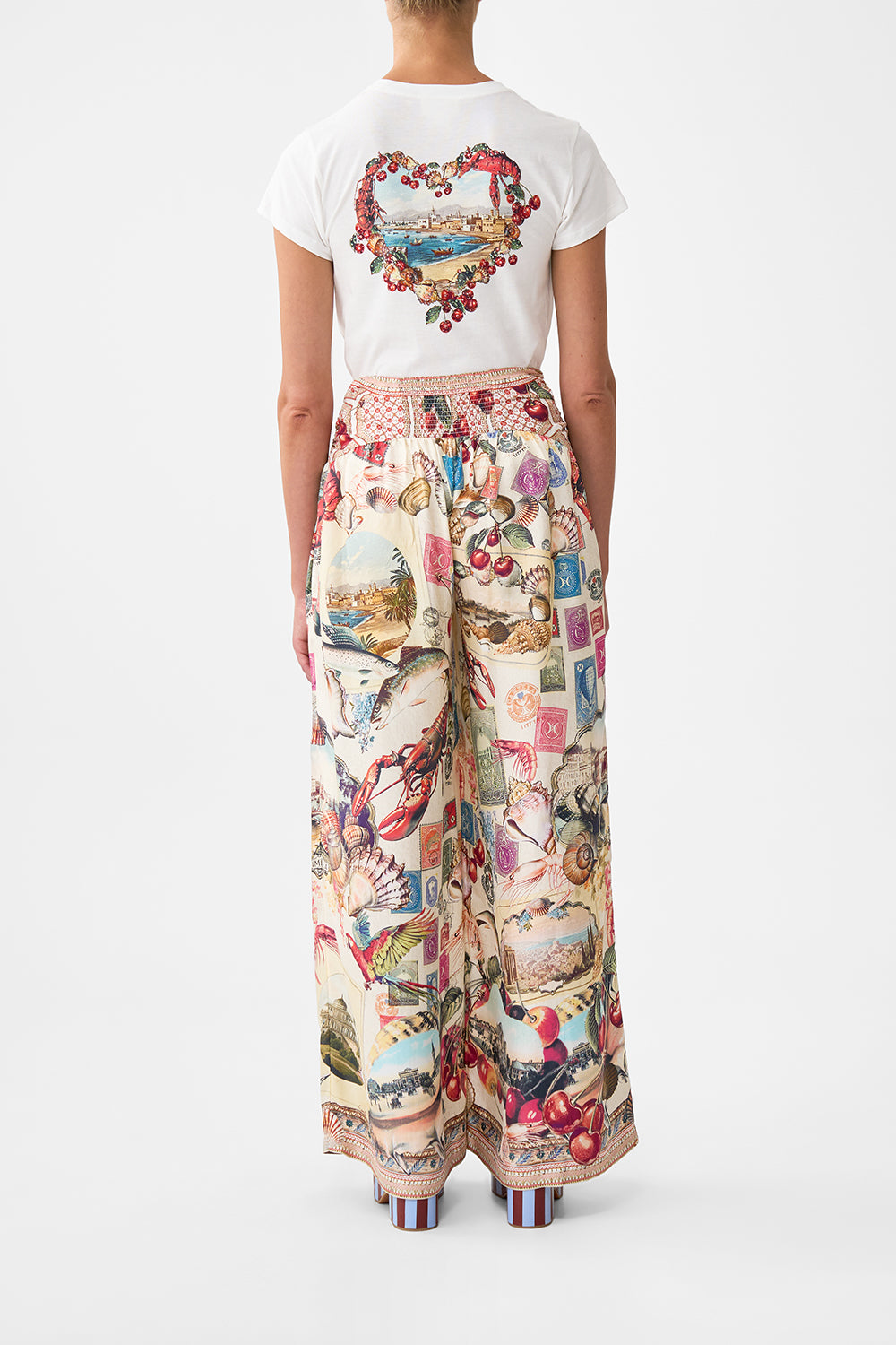 The CAMILLA RELAXED PANT WITH TIE FRONT NOTES FROM THE ROAD