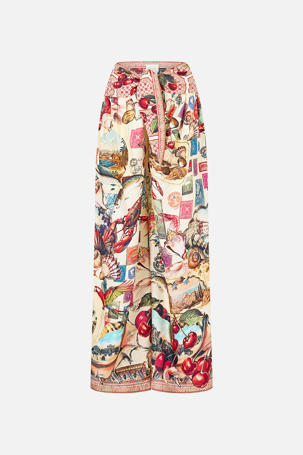 The CAMILLA RELAXED PANT WITH TIE FRONT NOTES FROM THE ROAD
