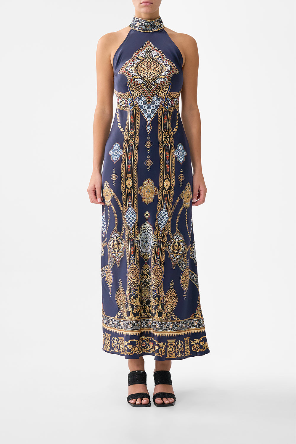 The CAMILLA HIGH NECK BIAS DRESS THE IMPERIAL GATETHE IMPERIAL GATE