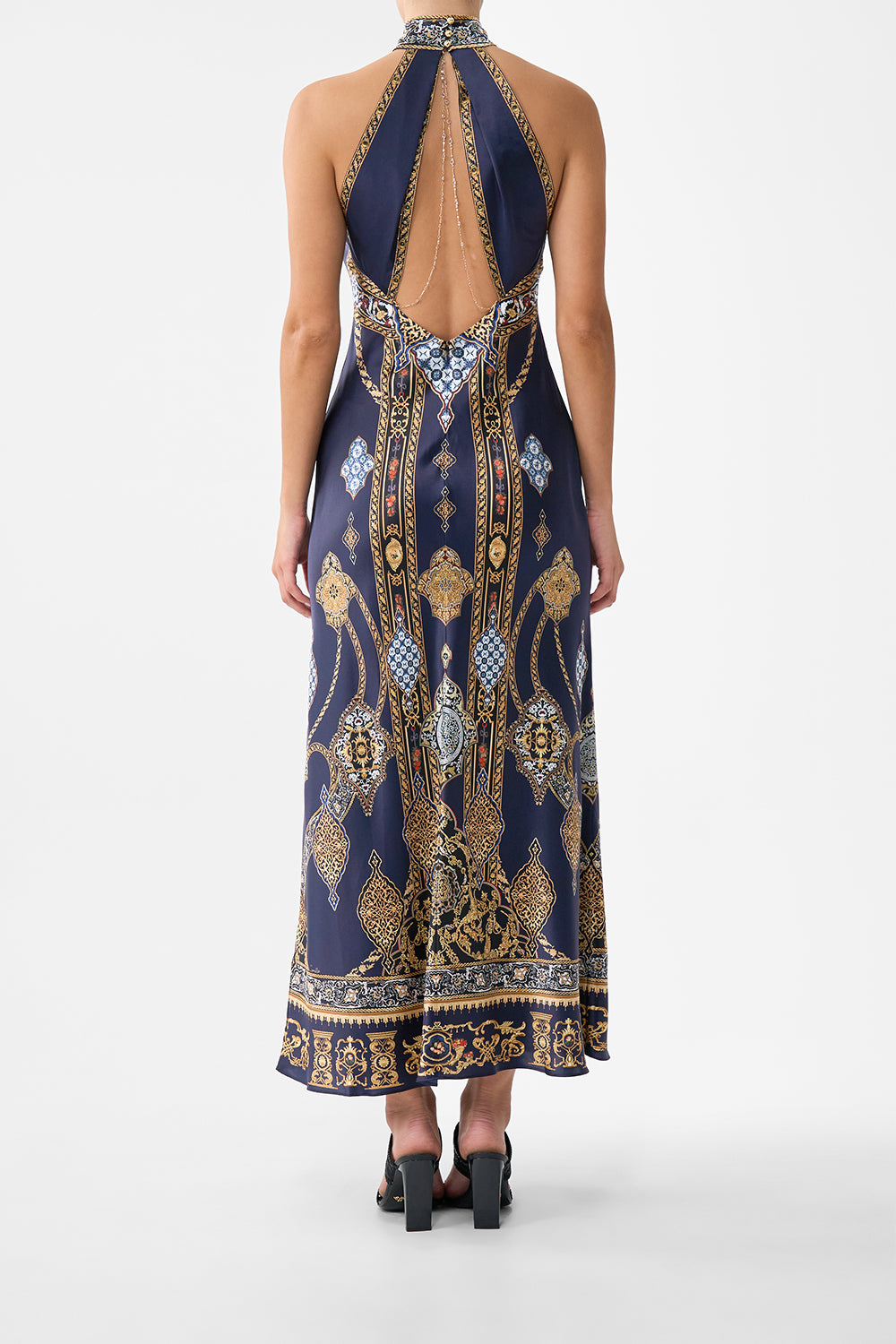 The CAMILLA HIGH NECK BIAS DRESS THE IMPERIAL GATE