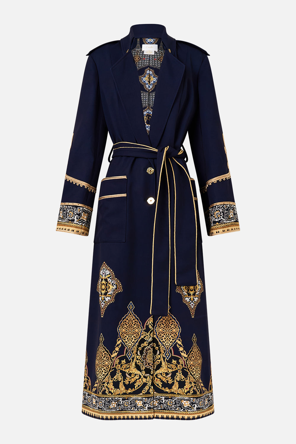 The CAMILLA LONG MILITARY COAT THE IMPERIAL GATE