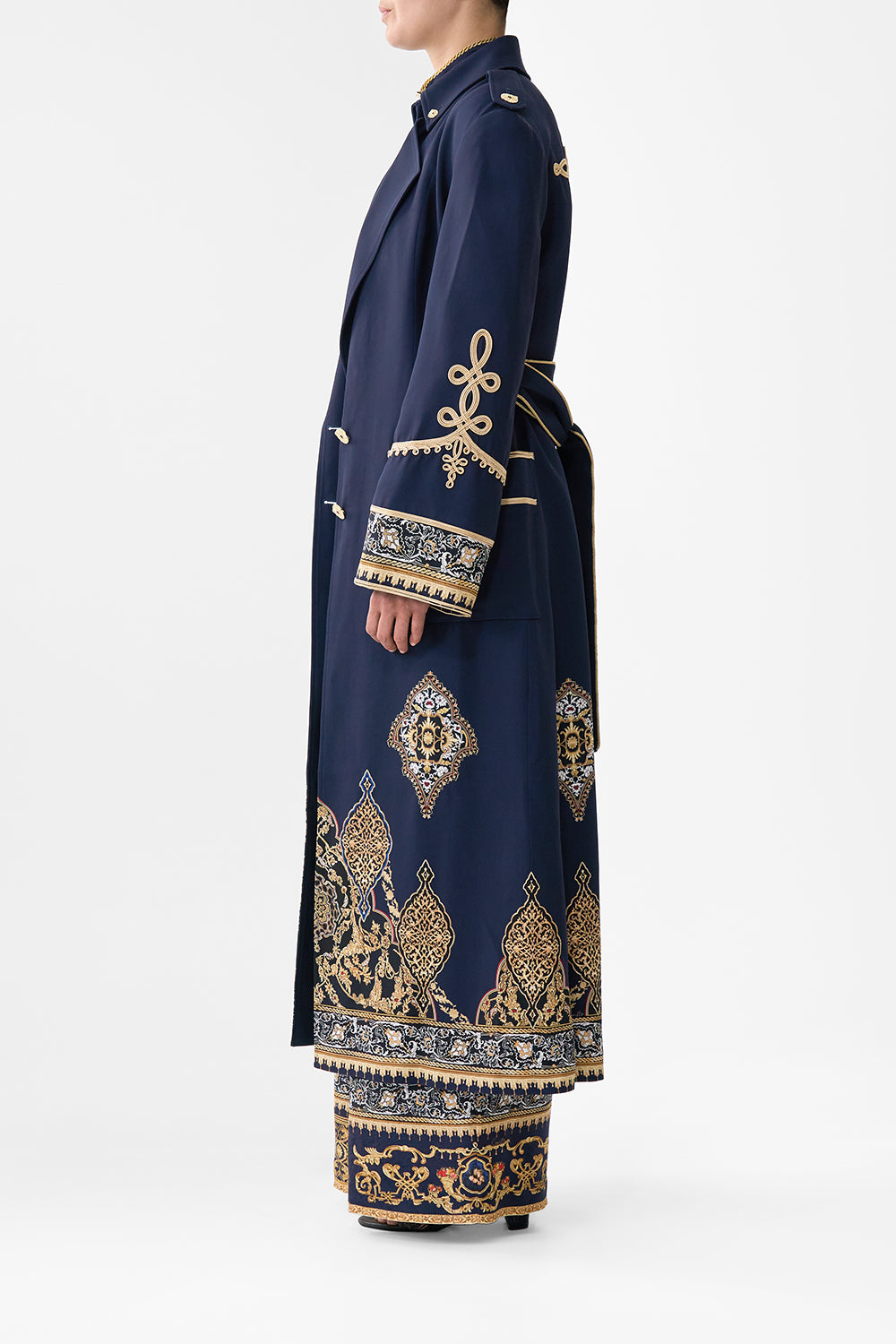 The CAMILLA LONG MILITARY COAT THE IMPERIAL GATE