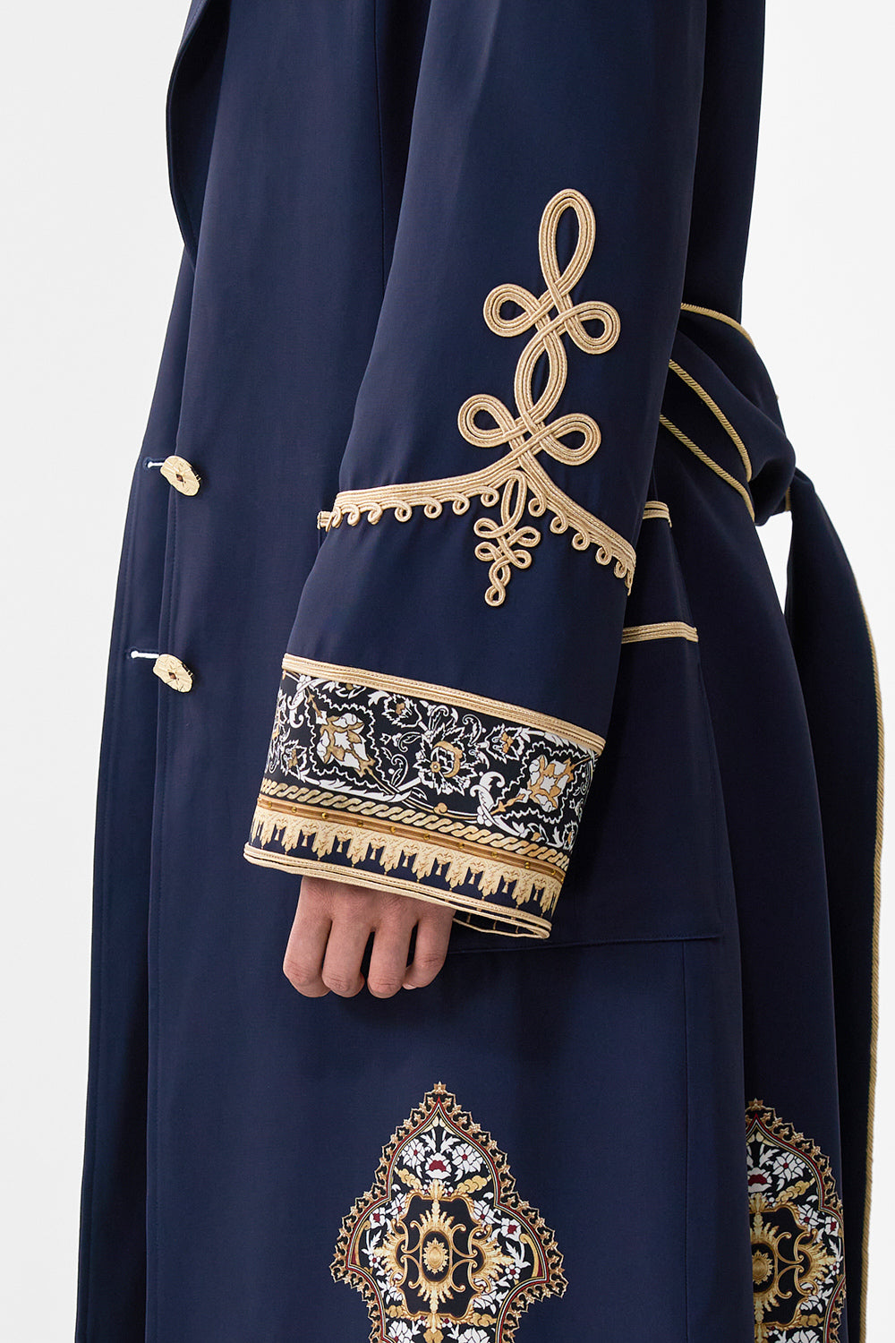 The CAMILLA LONG MILITARY COAT THE IMPERIAL GATE