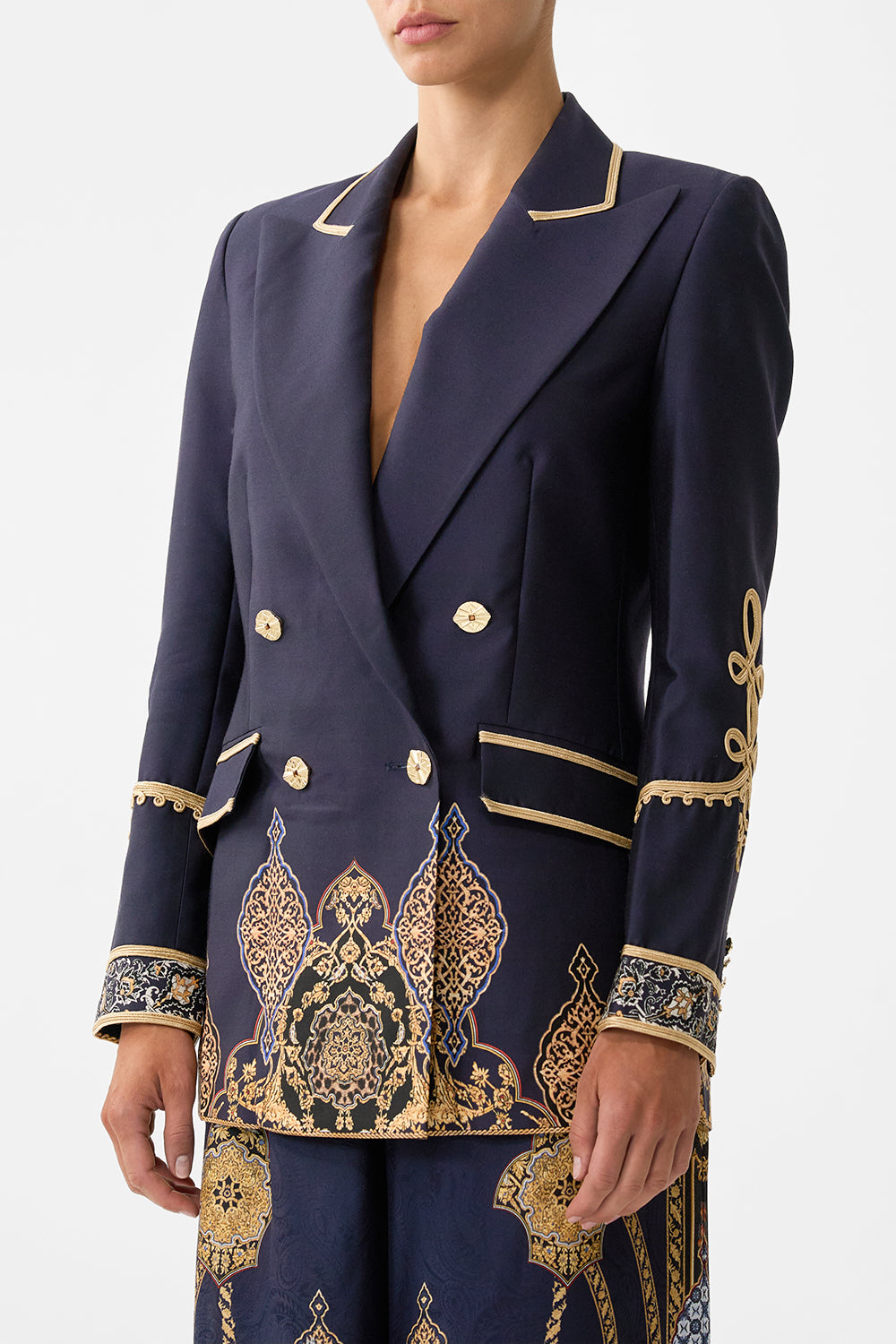 DOUBLE BREASTED SUIT JACKET THE IMPERIAL GATE